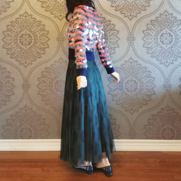 New MIU MIU WOOL SWEATER WITH SEQUIN SIZE 36 - Picture 4 of 12